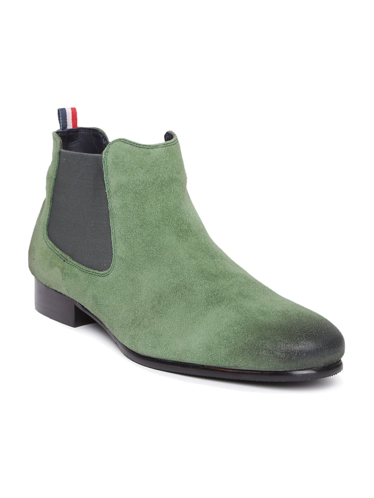 Gabicci Men's Olive Chelsea Boots
