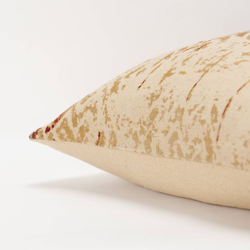 Abstract Poly Filled Pillow Navy - Rizzy Home