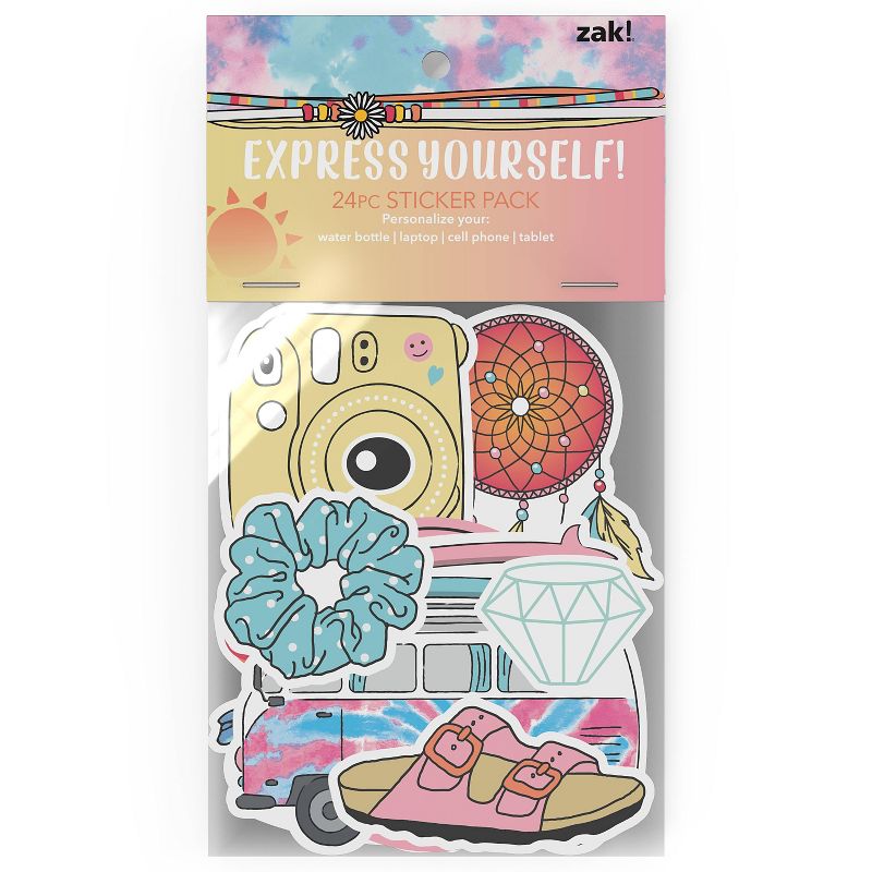 Zak! Designs Vinyl Sticker Set 24pc - VSCO Girl