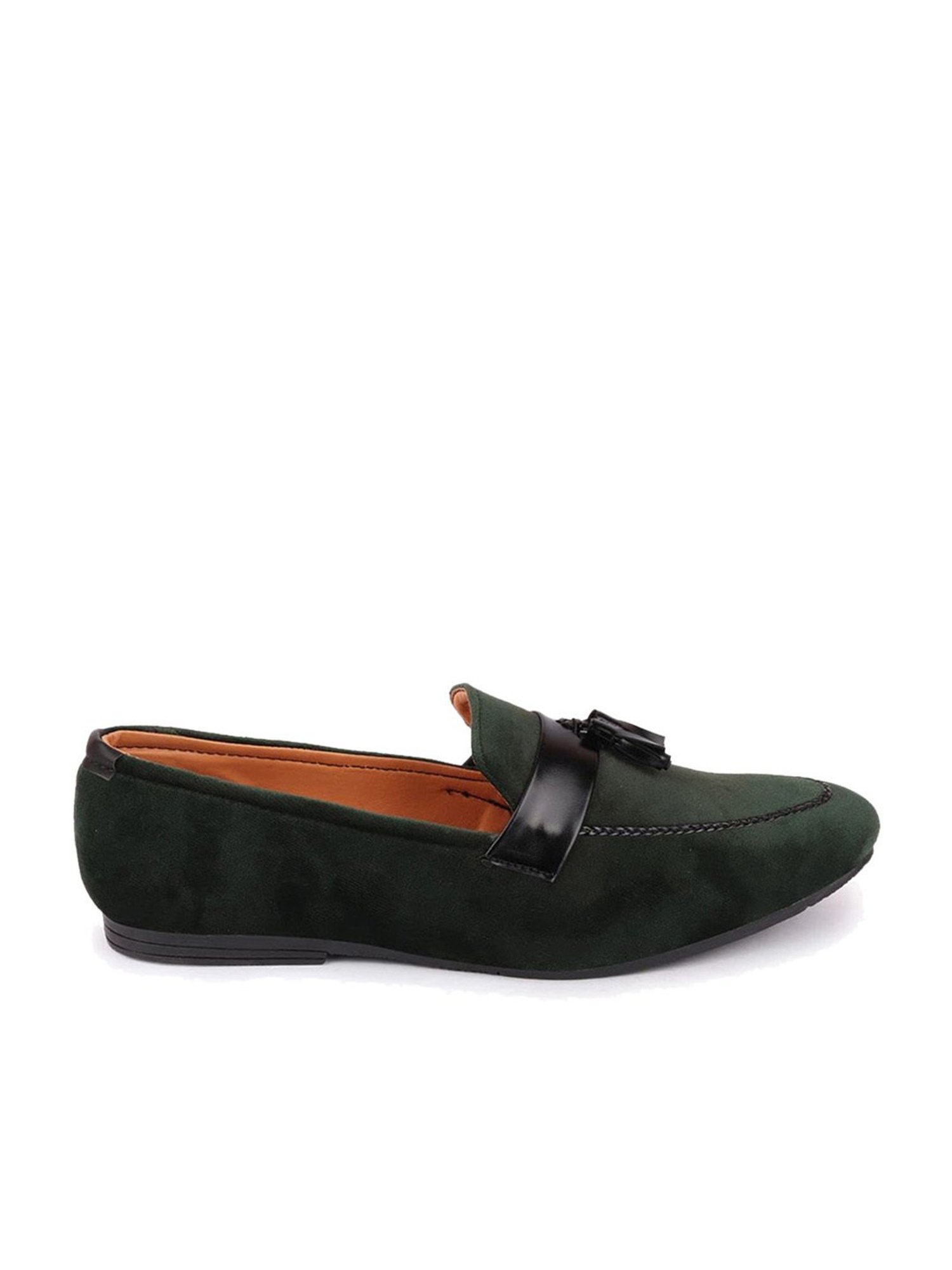 Fausto Men's Mehandi Casual Mocassins