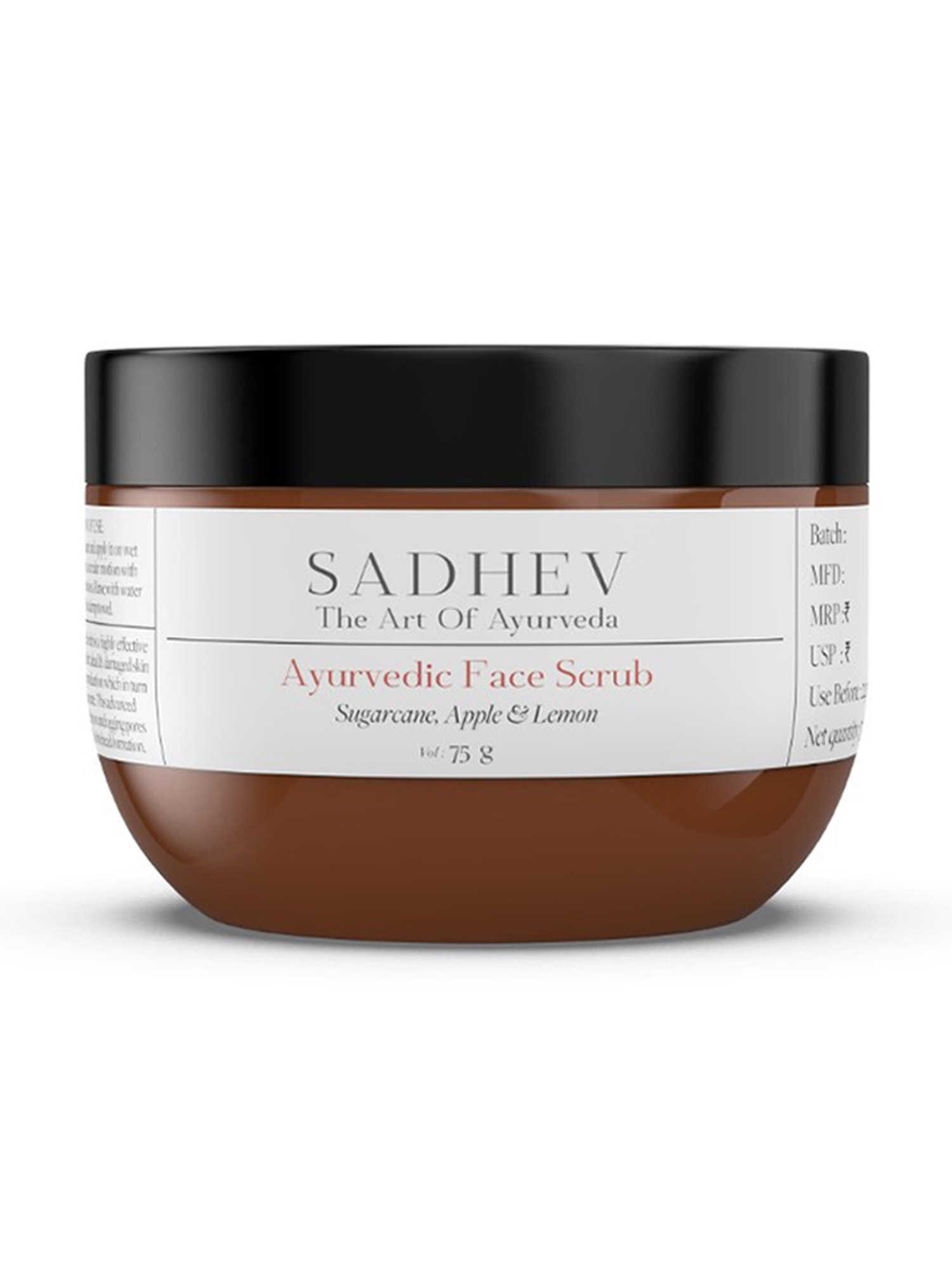SADHEV The Art Of Ayurveda Ayurvedic Face Scrub - 75 gm