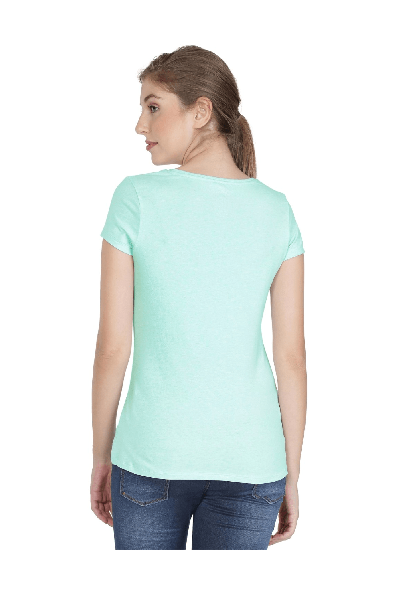 Jockey Blue Printed T-Shirt - 1361 (Prints & Colors May Vary)