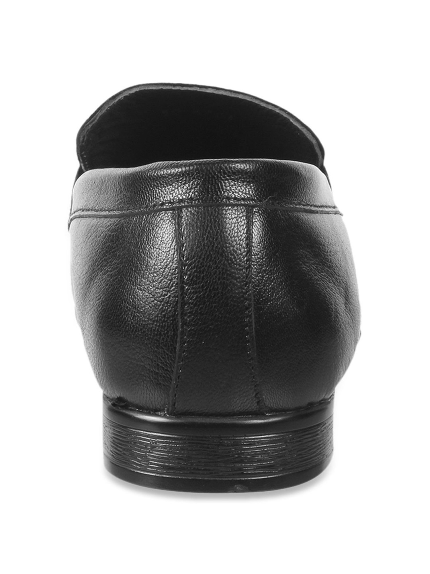 Mochi Men's Black Formal Loafers