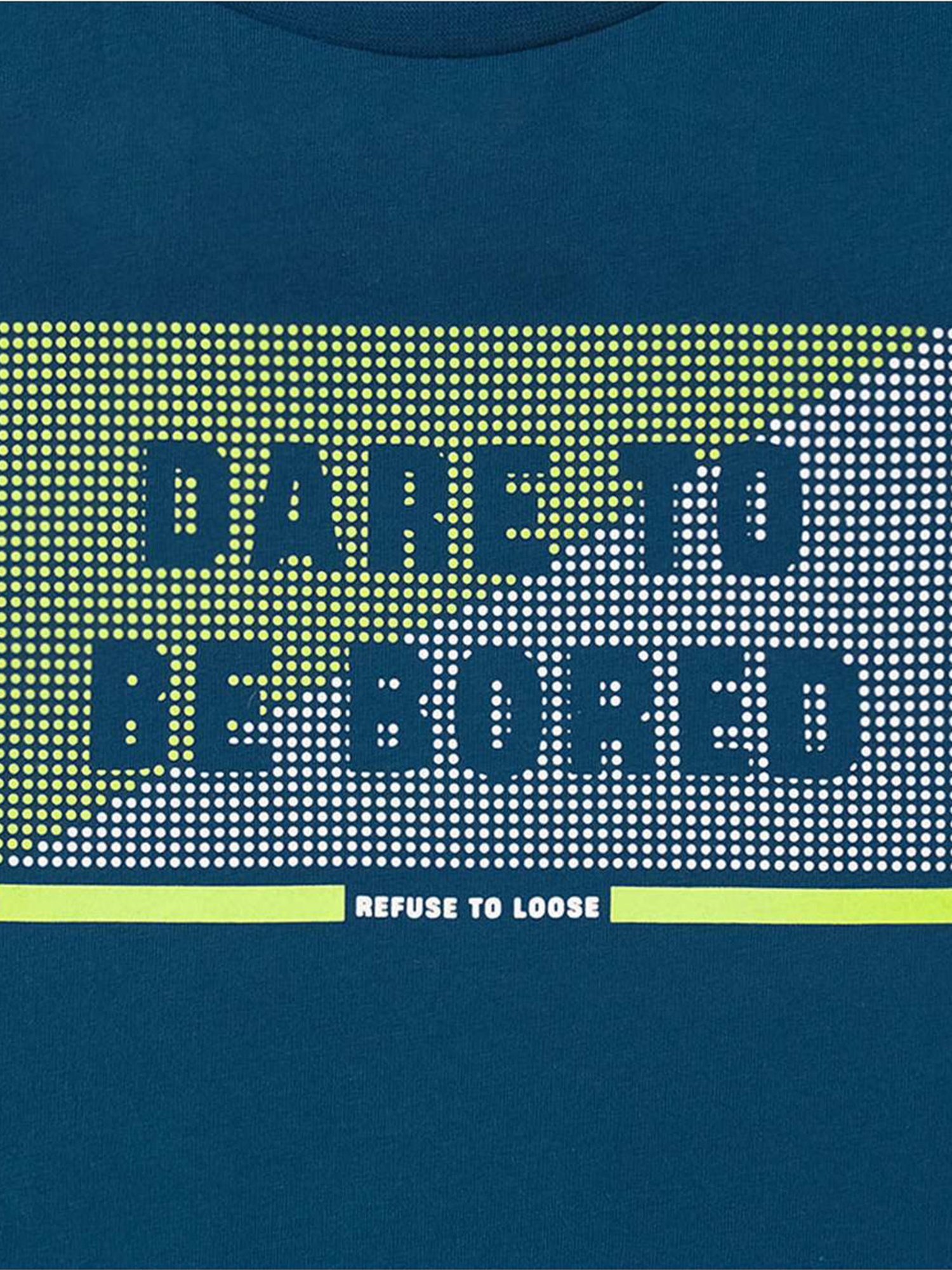 Edheads Boys Blue Cotton Printed T-Shirt