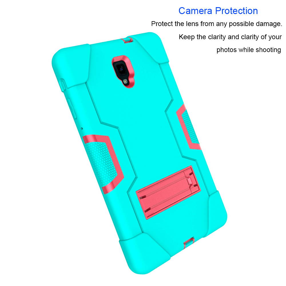 Galaxy Tab A 10.5 2018 Case,Mignova 3 Layer Heavy Duty Hybrid Shockproof Silicone+Hard PC Bumper Full-Body Protective Case Cover with Stand for Samsung Galaxy Tab A 10.5 SM-T590/T595