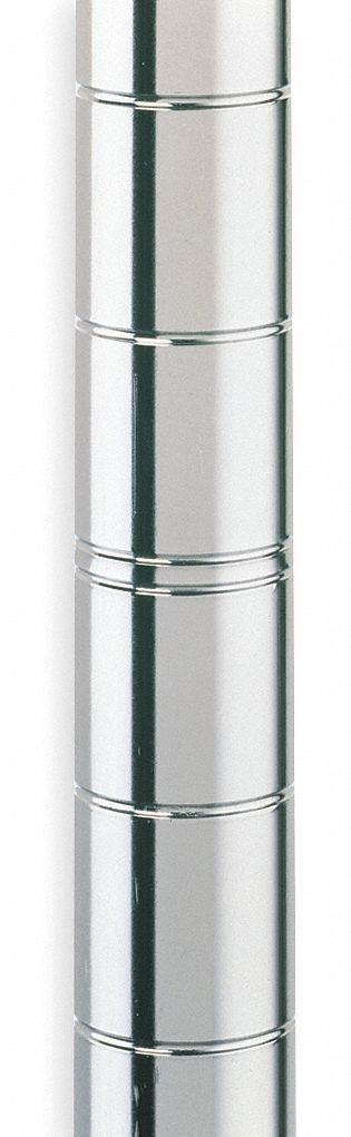 Metro Wire Shelf Post,61-13/16" H,SS,PK4  63UPS
