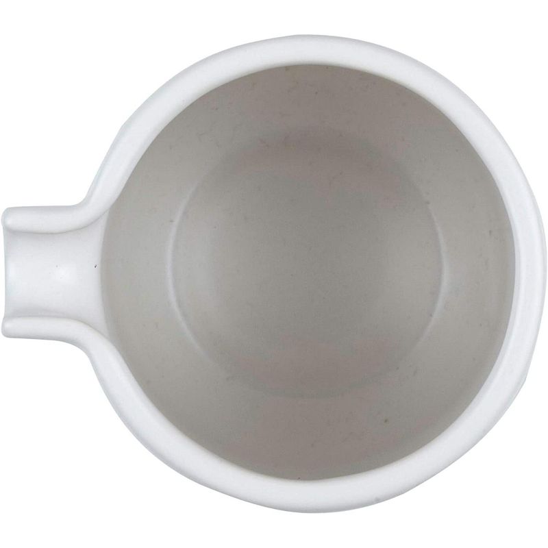 BonJour Wayfarer Ceramic Collection Sugar & Creamer Set, Matte White
