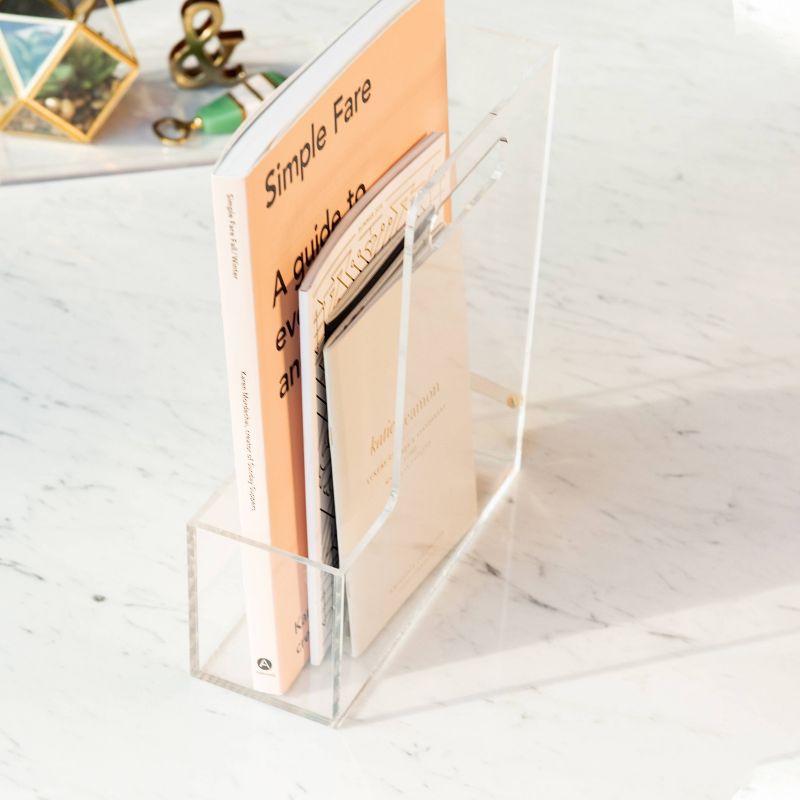 RUSSELL + HAZEL Acrylic Magazine File