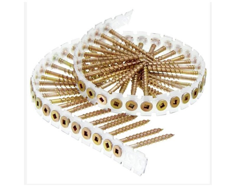 SENCO 08F200Y 8-Gauge 2 in. Collated Flooring Screws (1,000-Pack)