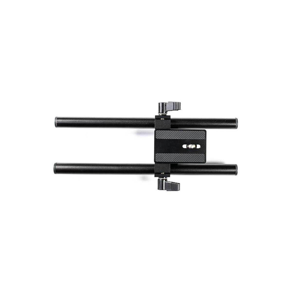 IndiPRO DSLR Baseplate with 9" 15mm Rods #INDIBASE