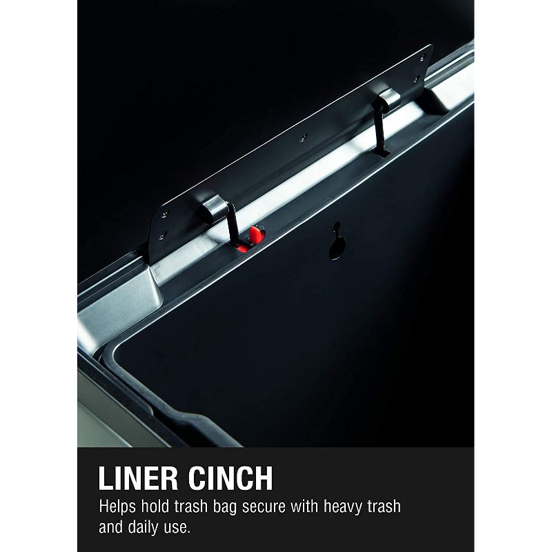 Safco At-Your-Disposal Recycling Center Polyethylene Three 28gal Bins Black 9798BL