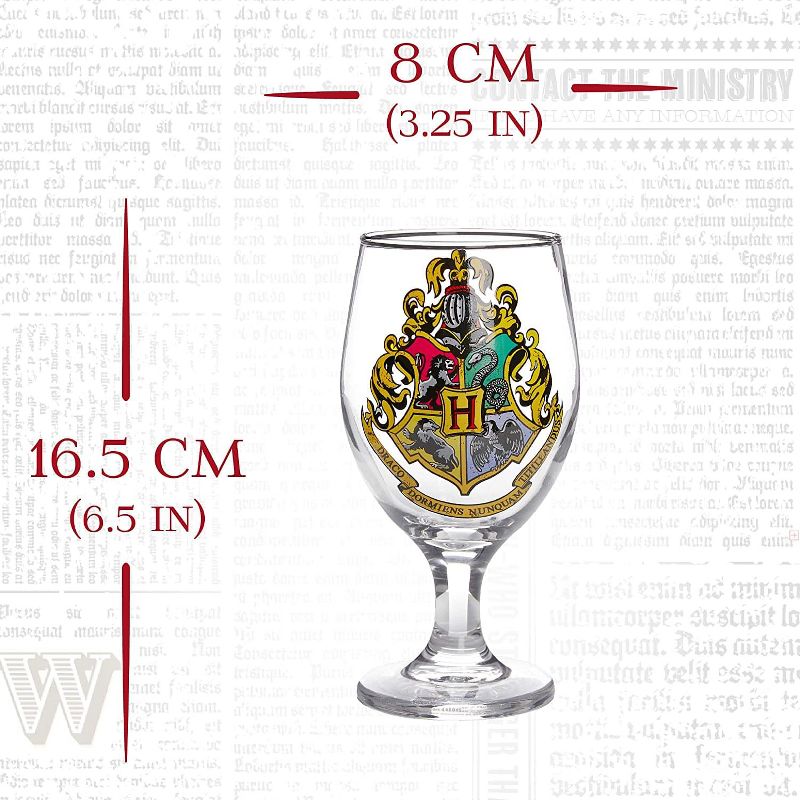 Paladone Products Ltd. Harry Potter Hogwarts Crest Color Change 14oz Water Glass