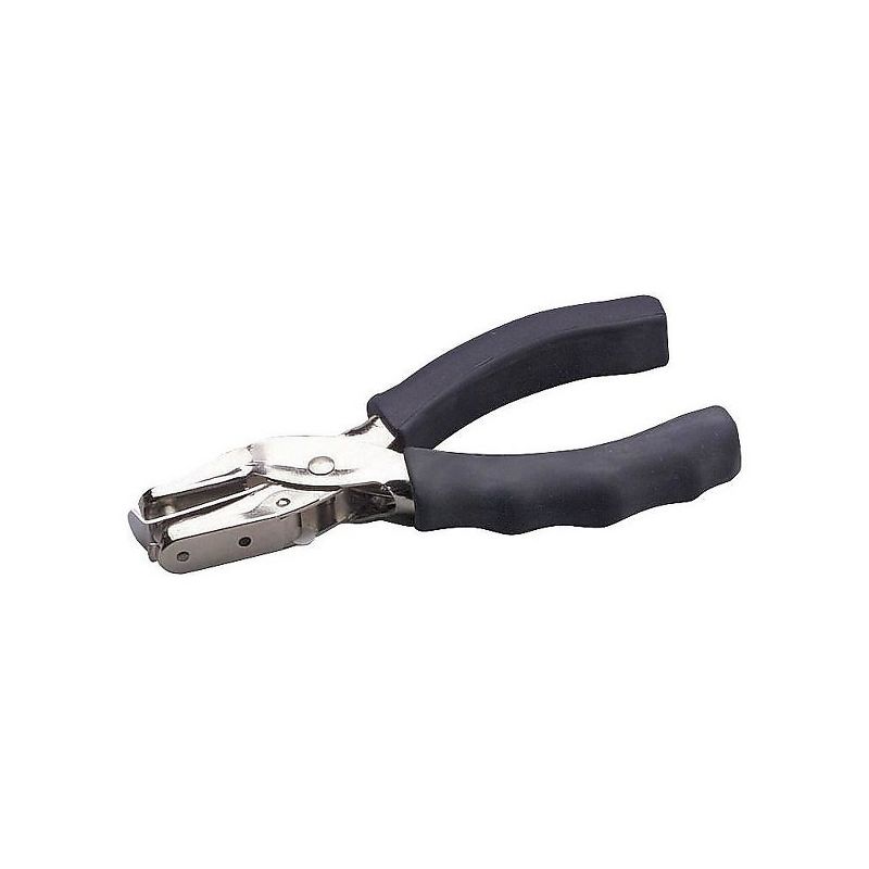 Business Source Heavy-duty 3-hole Punch - Black