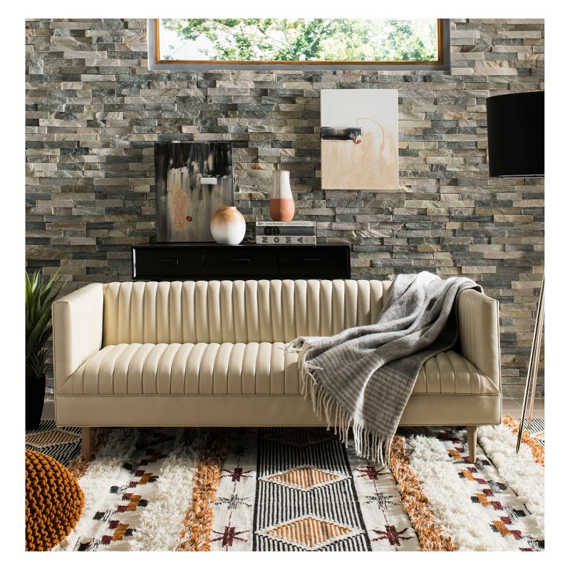 Byron Faux Leather 2 Seater Reclining Loveseat Dark Brown - Baxton Studio