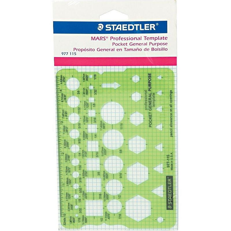 Staedtler Mars Pocket General Purpose Template 977