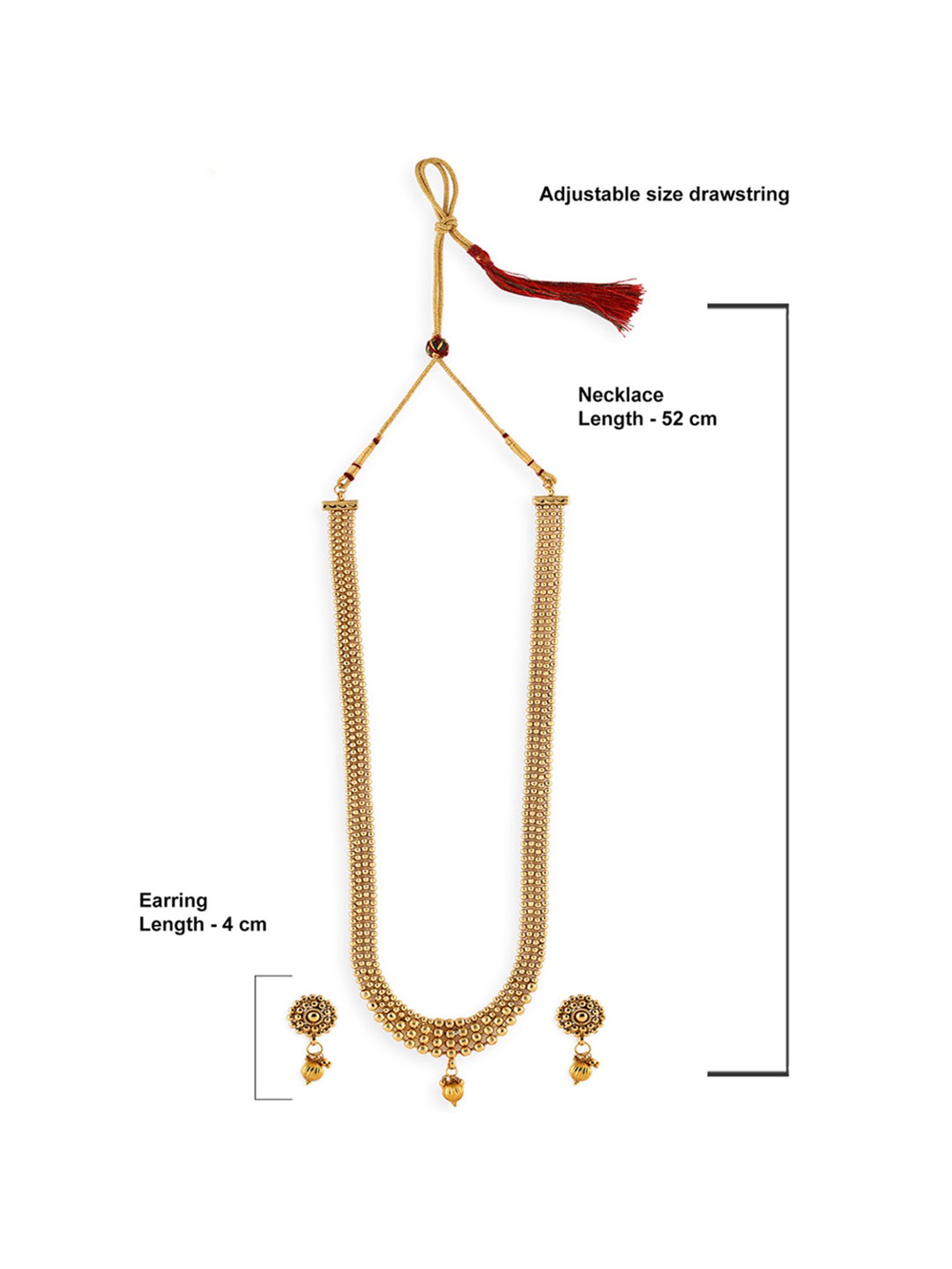 Fida Golden Jewellery Set