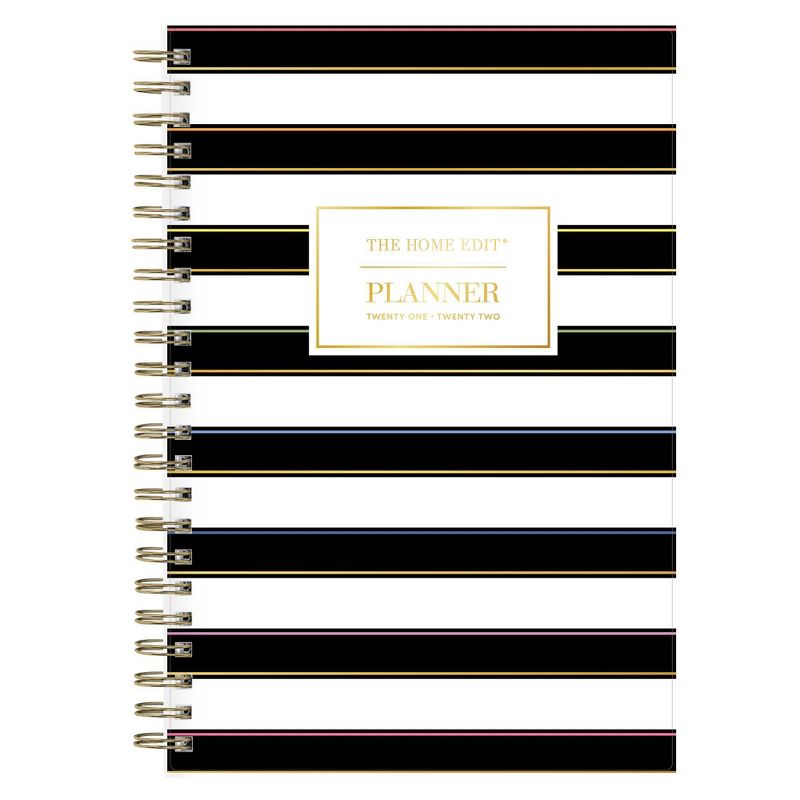 2021-22 Academic Planner 5" x 8" Flexible Cover Weekly/Monthly Wirebound Roy G Biv - The Home Edit