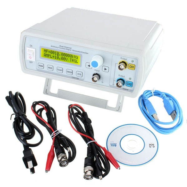 DANIU FY3224S Dual-channel Arbitrary Waveform DDS Function Signal Generator Sine Square Wave Sweep Counter