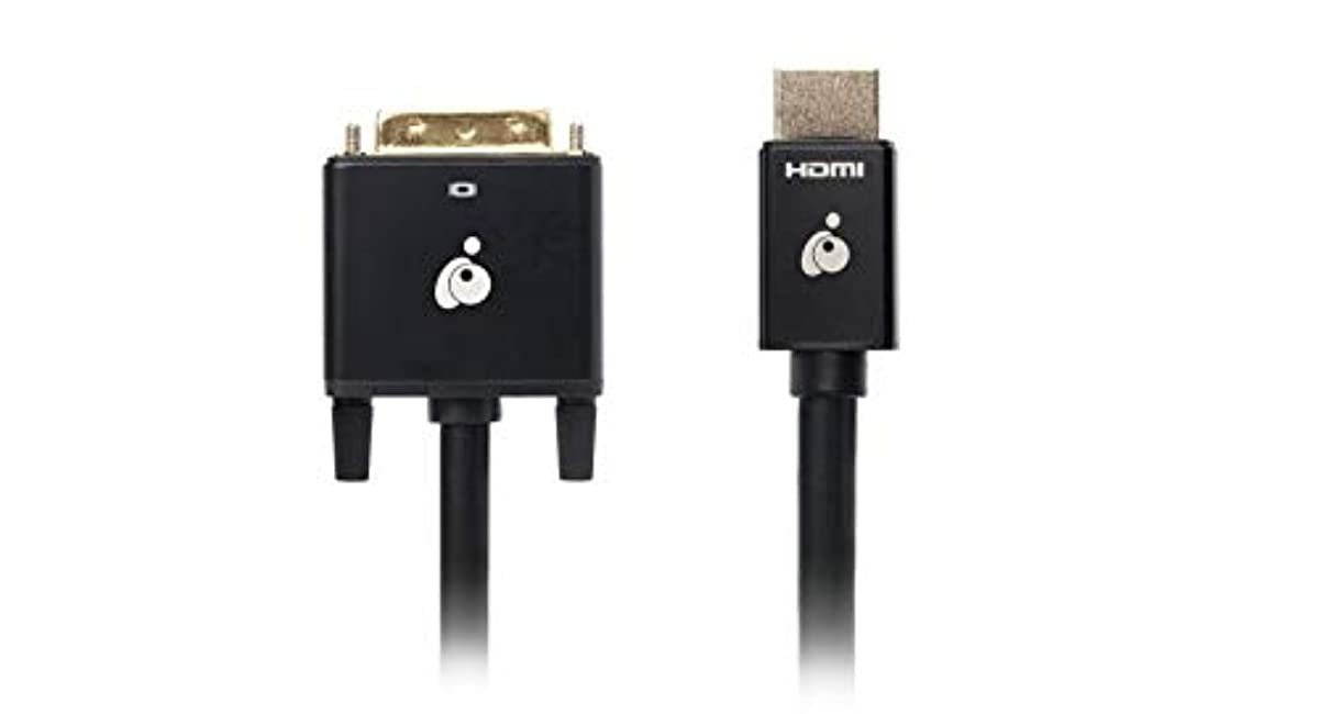 IOGEAR 4K - 30Hz HDMI to DVI-D Converter Cable, GHDDVIC4K3, 3.3 Feet