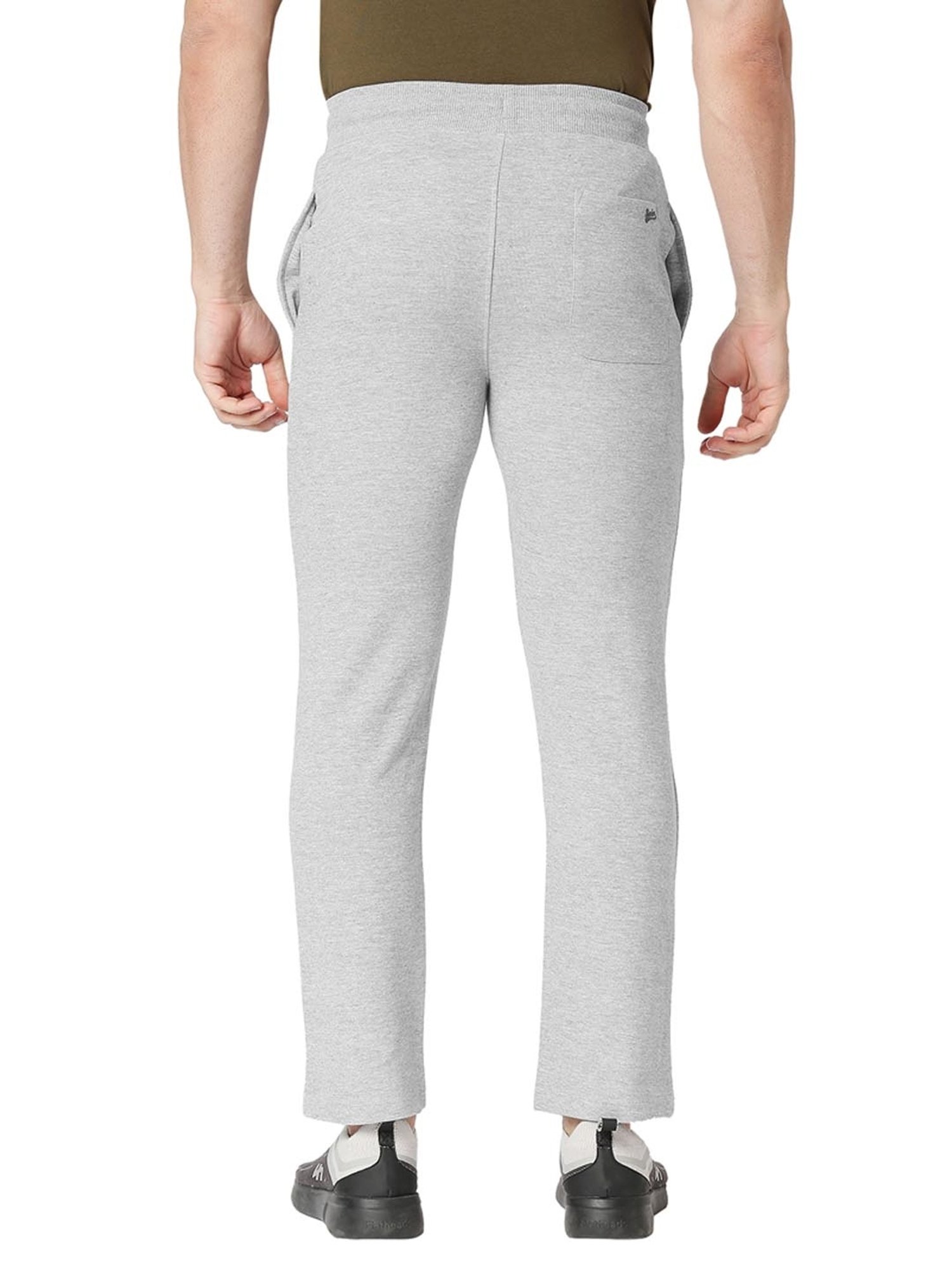 Basics Grey  Slim Fit Trackpants