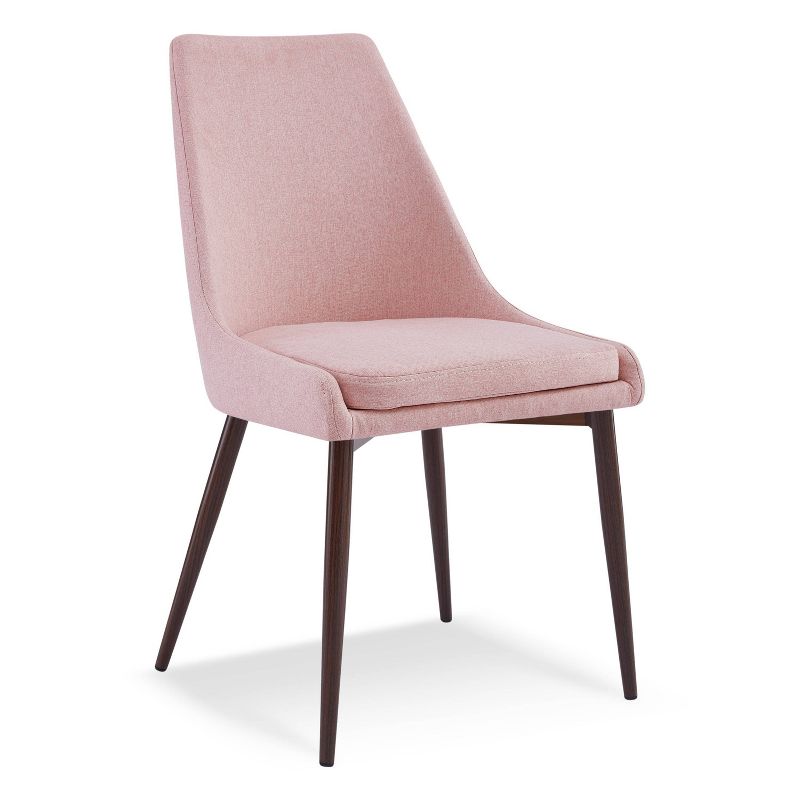 Set of 2 Roman Mid Century Dining Chair Pink - Poly & Bark