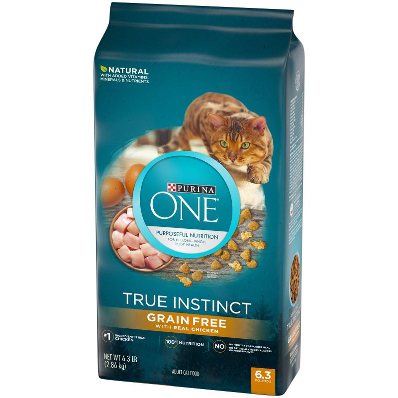 Purina ONE True Instinct Grain Free with Real Chicken Adult Premium Dry Cat Food - 6.3lbs