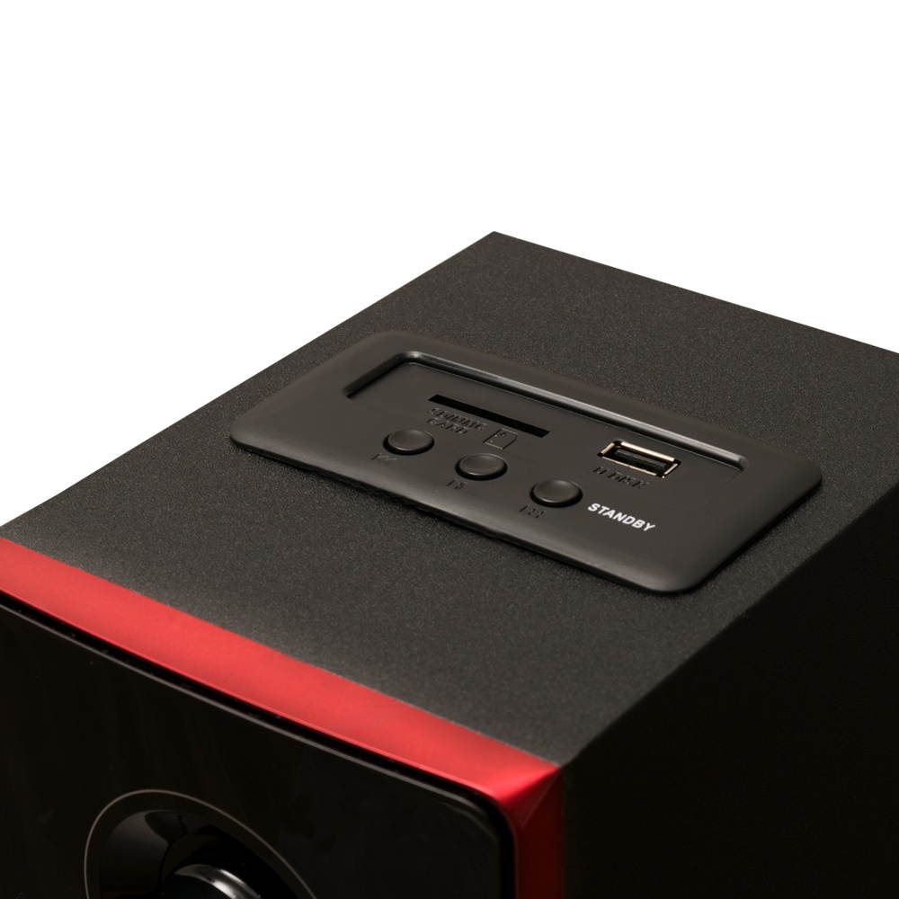 Acoustic Audio AA2103 Bluetooth Home 2.1 Speaker System with Optical Input for Multimedia