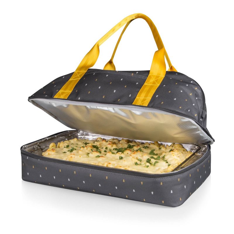 Picnic Time Potluck Casserole Tote Anthology Collection - Gray/Gold