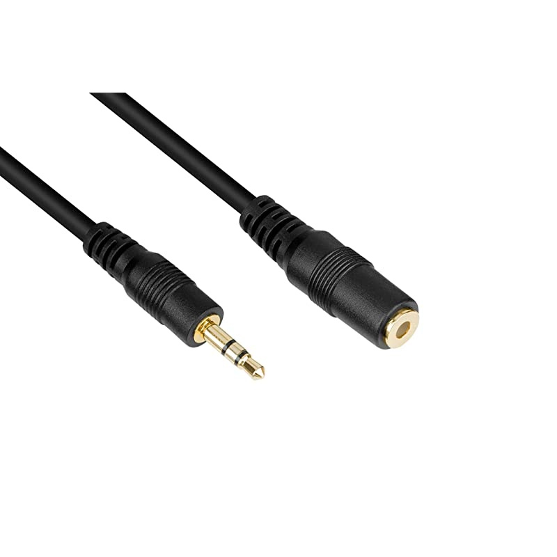 MC20 35mm Audio Cable 35mm TRS Female to Male 20ft Extension Cord for Microphones Headphones and More
