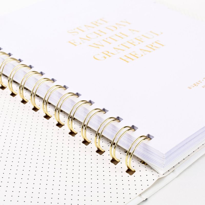 2021-22 Academic Planner 8.75" x 6.875" Concealed Wire Weekly/Monthly Black & White Dot - Sugar Paper™