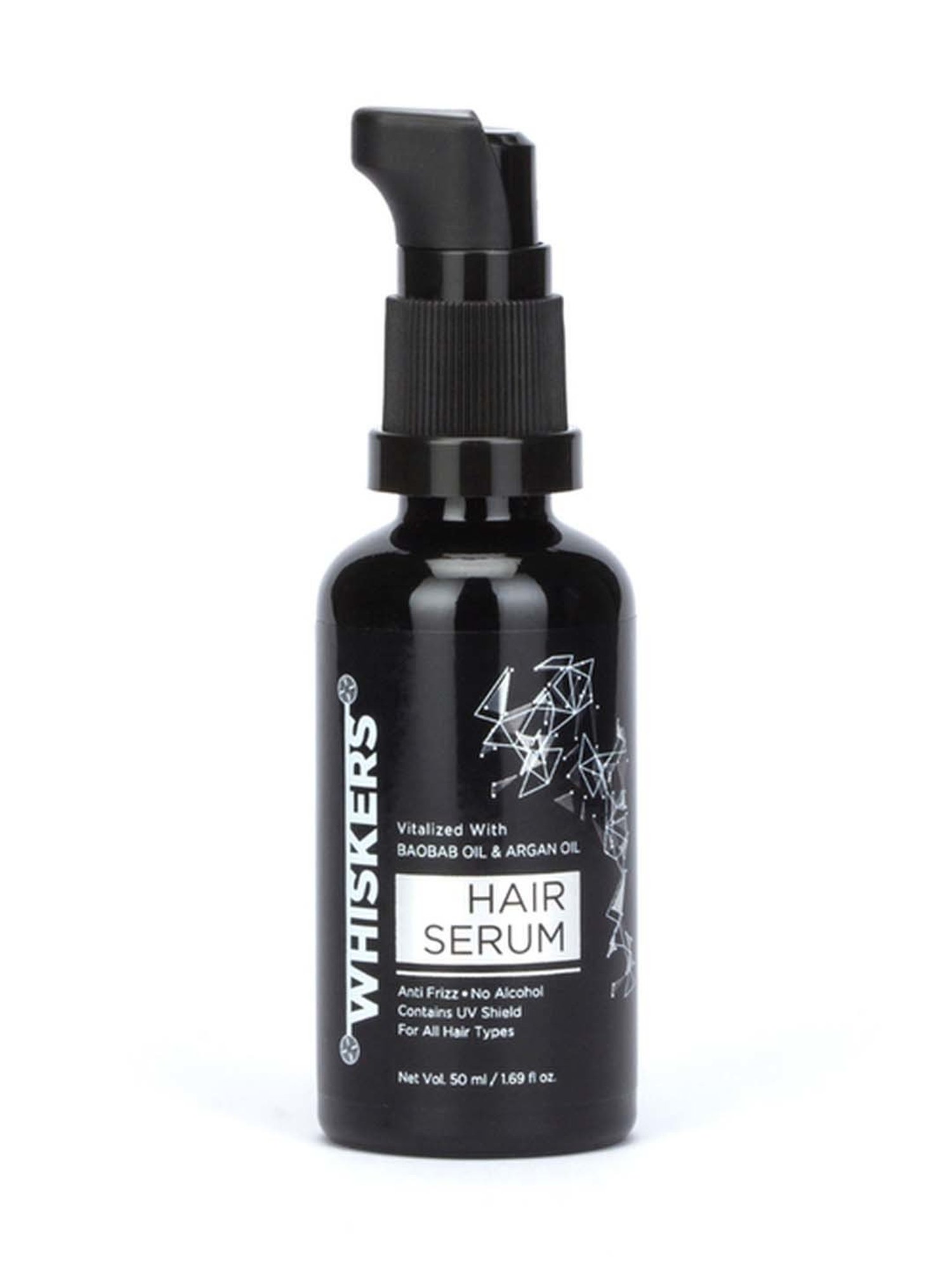 Whiskers Vitalized Baoba Oil & Argan Oil Hair Serum - 50 ml