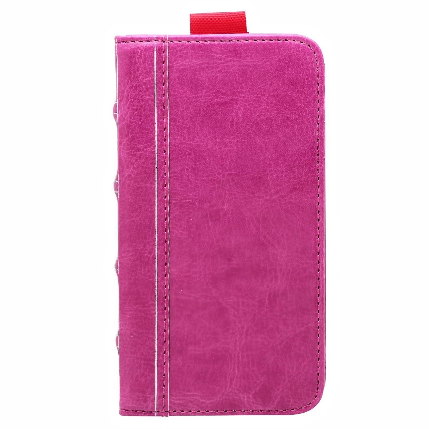 Aduro BookCase Folio & Wallet Case for Samsung Note 3 - Pink