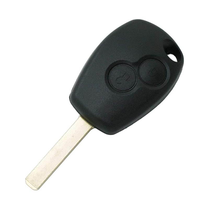 Replacement Key Shell Compatible with RENAULT 2 Button Keyless Entry Remote Key Case Fob PG350A