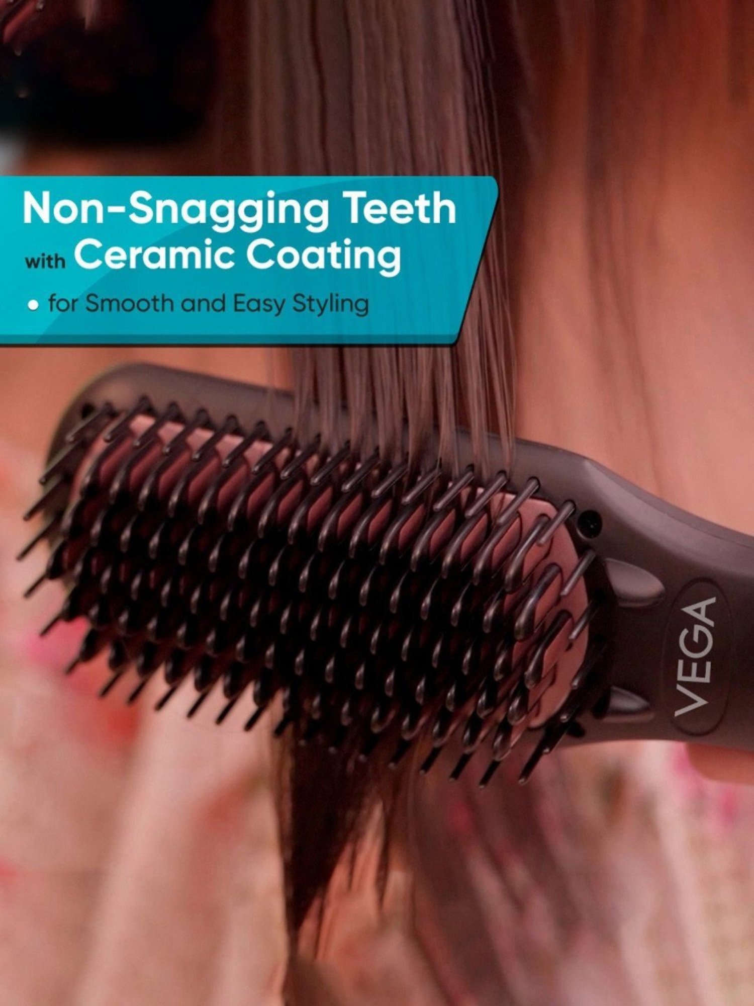 Nova NHC-522CRM Professional Hair Straightener (Black)