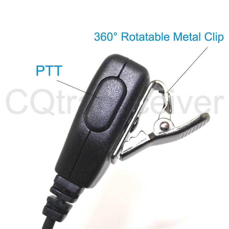 G shape In Ear Headset Earpiece for HYT Radio TC-610S TC-610P TC-710 TC-880GM