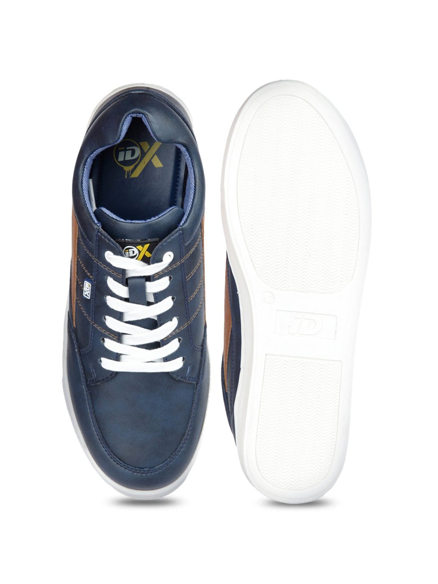 ID Men's Navy Casual Sneakers