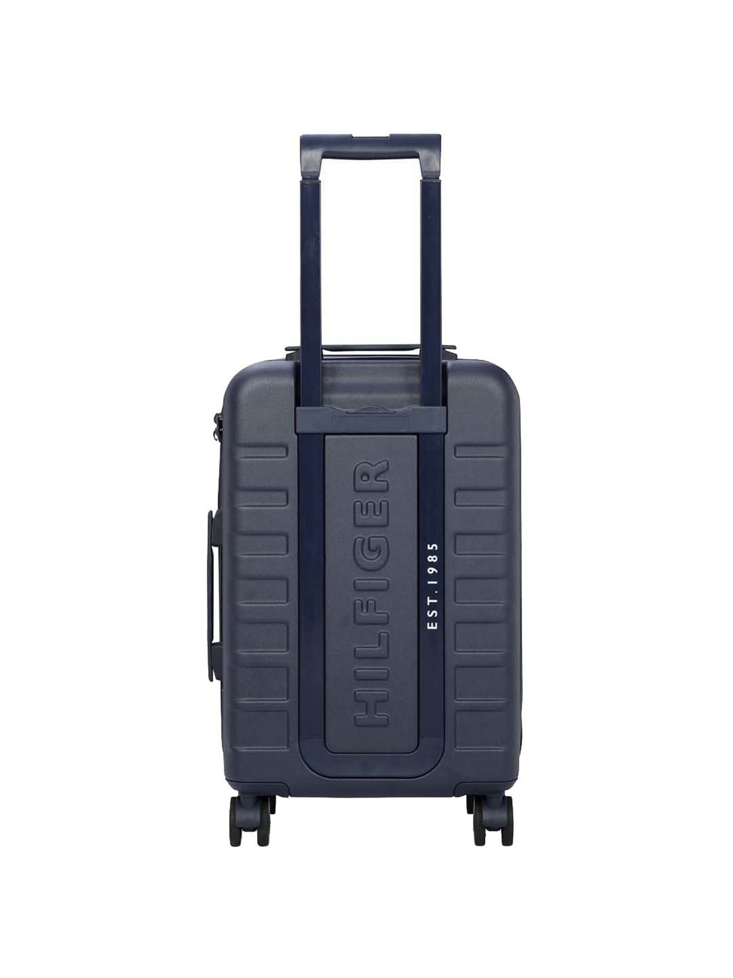 Tommy Hilfiger Navy 8 Wheel Small Hard Cabin Trolley - 35 cm