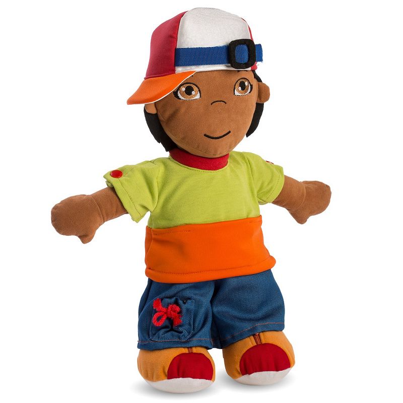 Miniland Fastening Learn To Dress 15" Doll - Male with Dark Hair