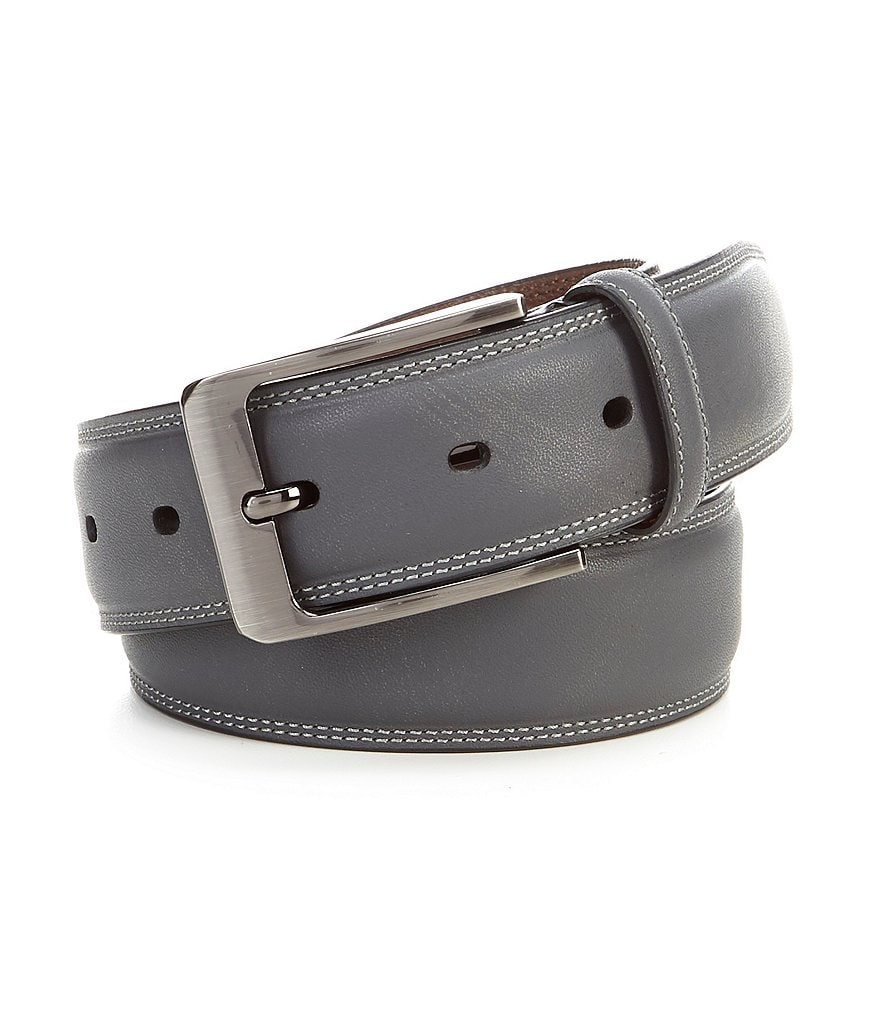 Roundtree & Yorke Oil Touch Leather Dress Belt