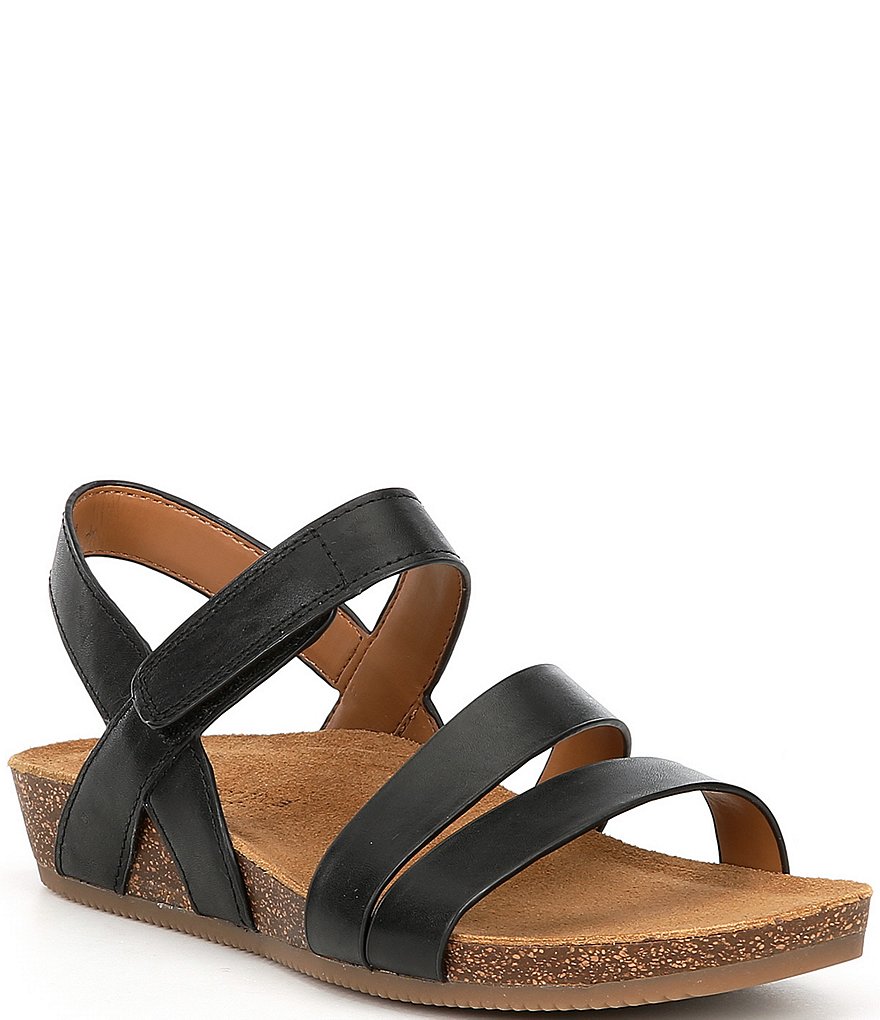 Comfortiva Gardena Leather Footbed Sandals