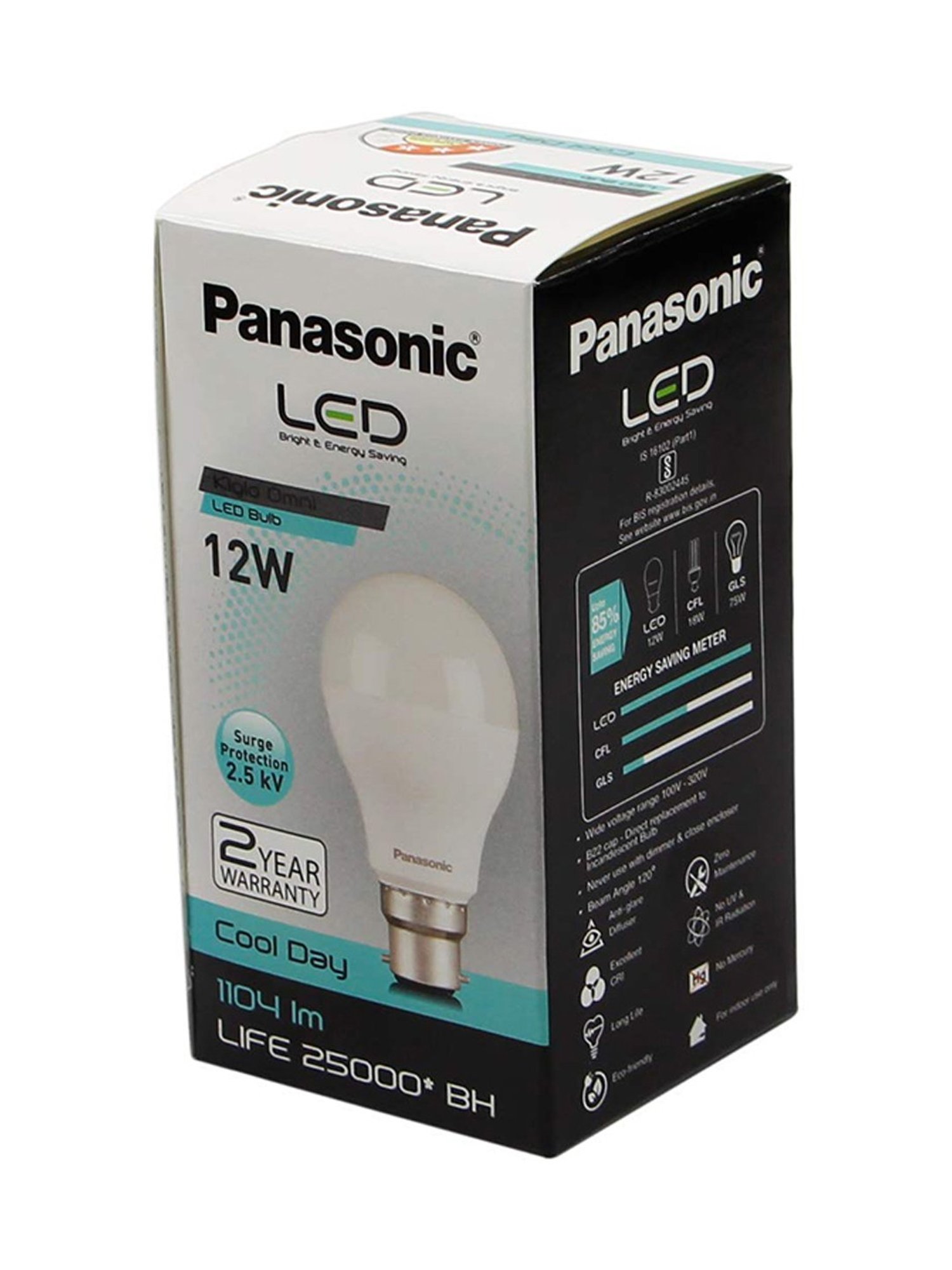 Panasonic PBUM01127 12W LED Bulb - Pack of 10 (White)