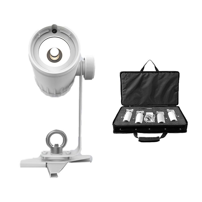 Chauvet DJ EZ Pin 4 Pack Battery Powered LED Spot Stage Lighting Unit, White