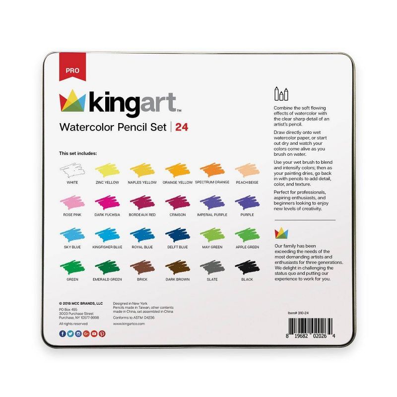 Kingart 77ct Paint Sketch Draw w/Pad Set
