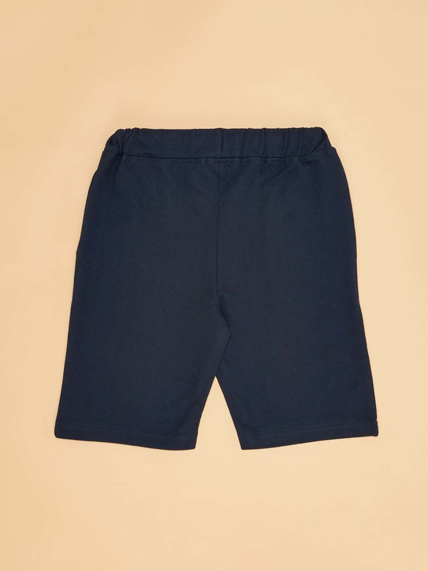 YU by Pantaloons Boys Navy Printed Shorts