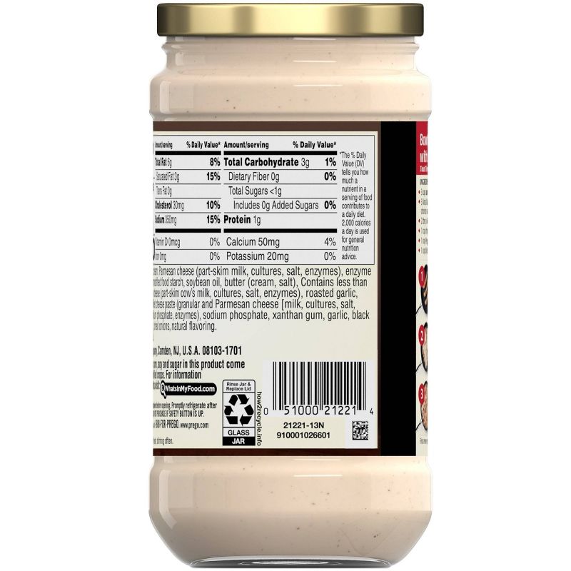 Prego Roasted Garlic Parmesan Alfredo Sauce 14.5oz
