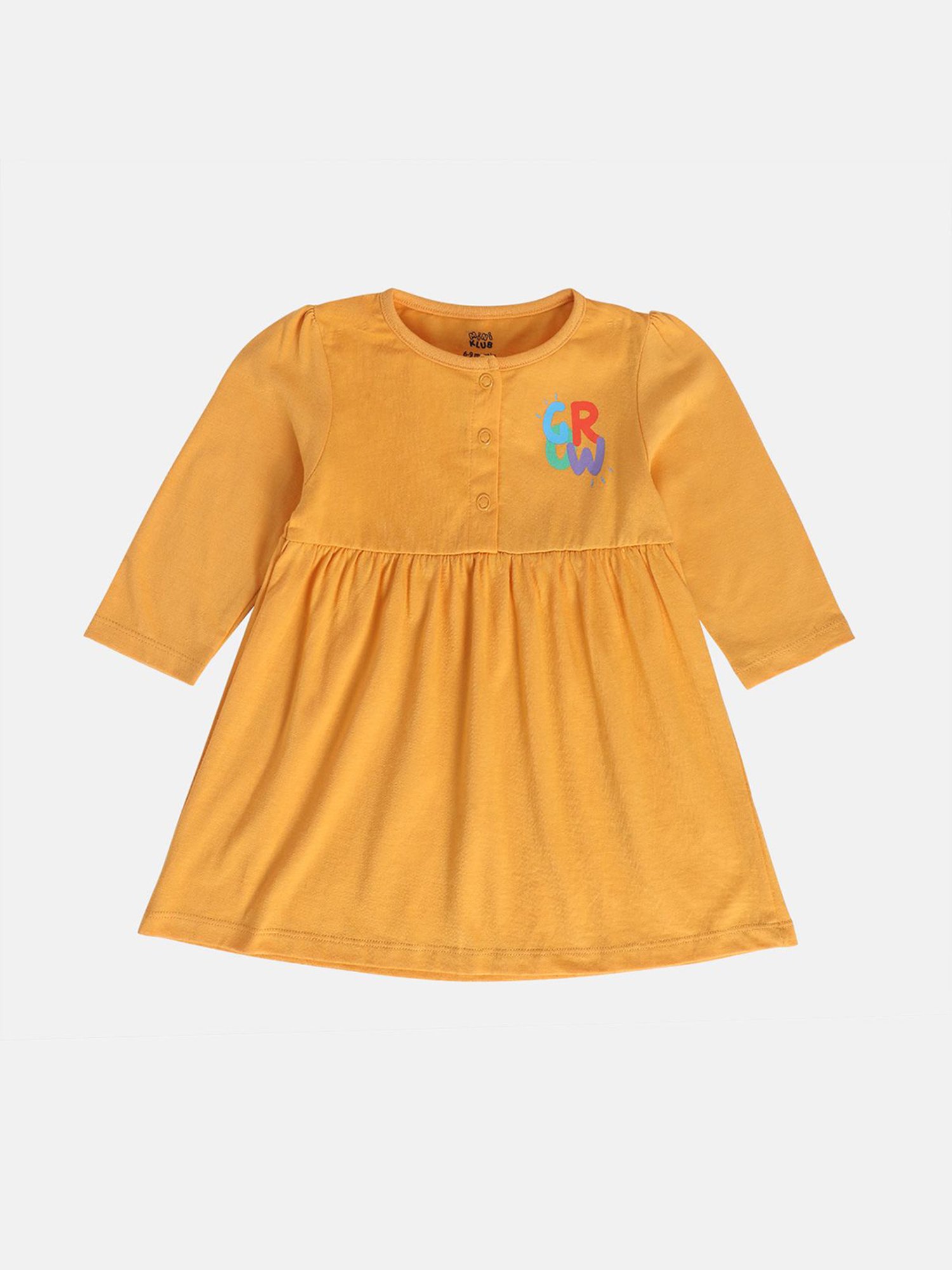 Nauti Nati Kids Blue Embroidered Dress