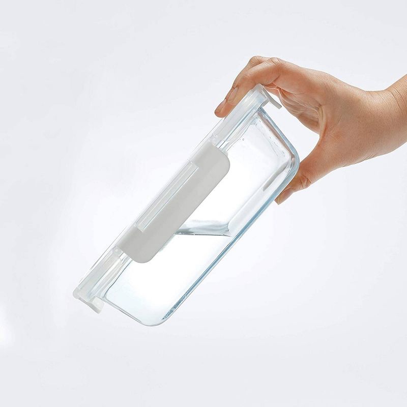 Fit & Fresh S/5 Dual Chamber 35oz Glass Food Containers