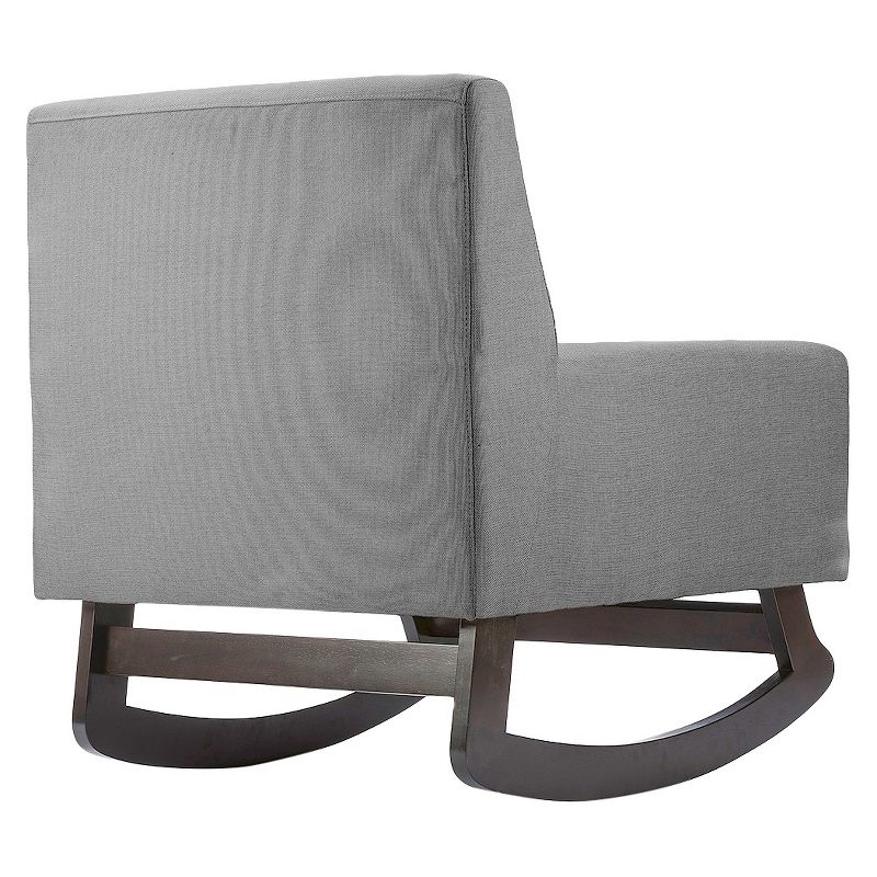 Wooden Rocking Chair Brown - Benzara