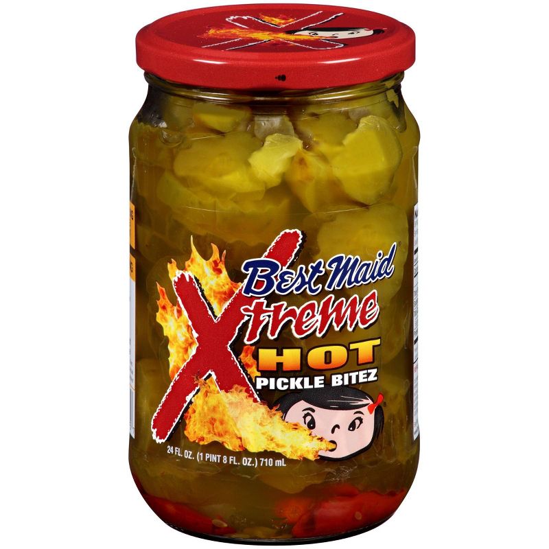Best Maid Xtreme Hot Pickle Bites - 24oz