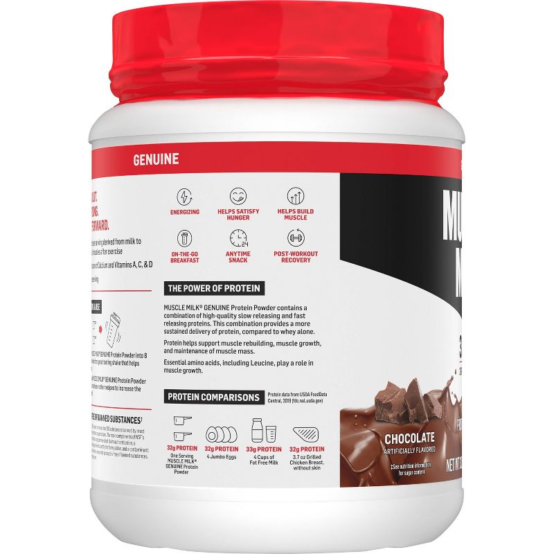 Muscle Milk Lean Muscle Protein Powder - Chocolate - 1.93lb
